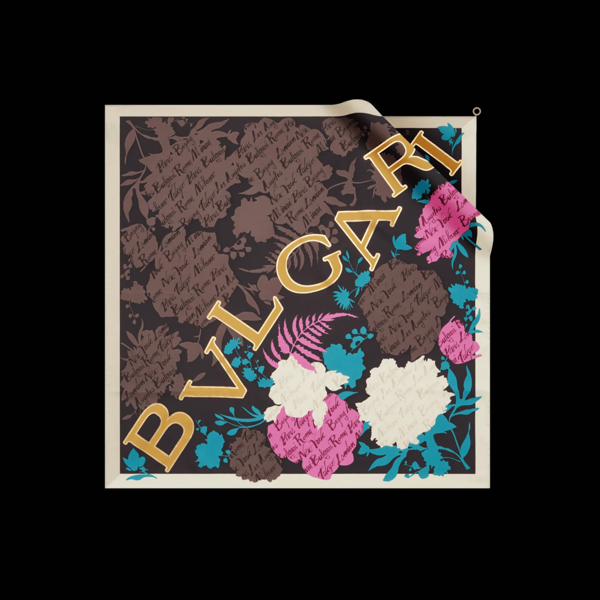 BVLGARI Logomania Scarf Outlet