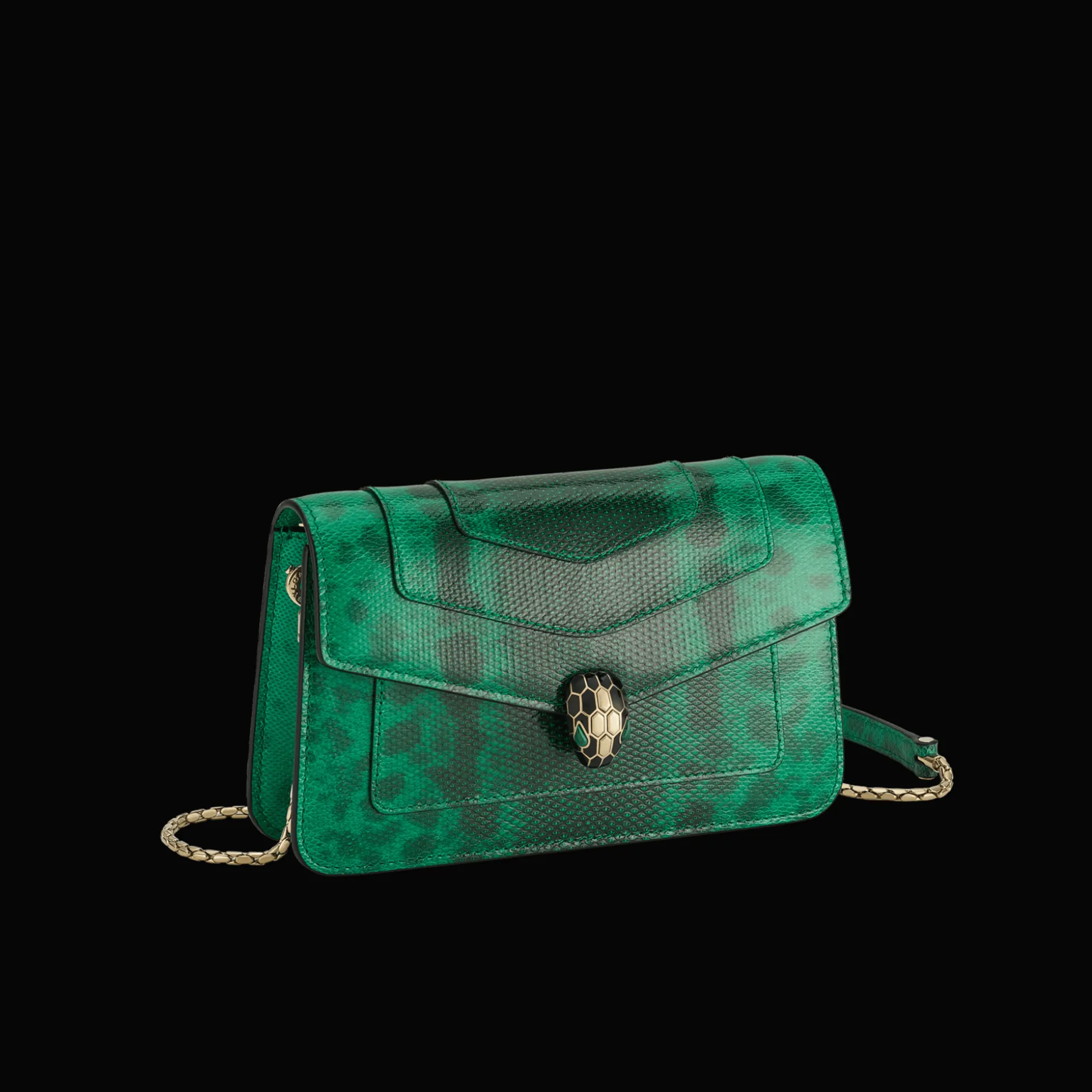 BVLGARI Serpenti Forever Chain Wallet New