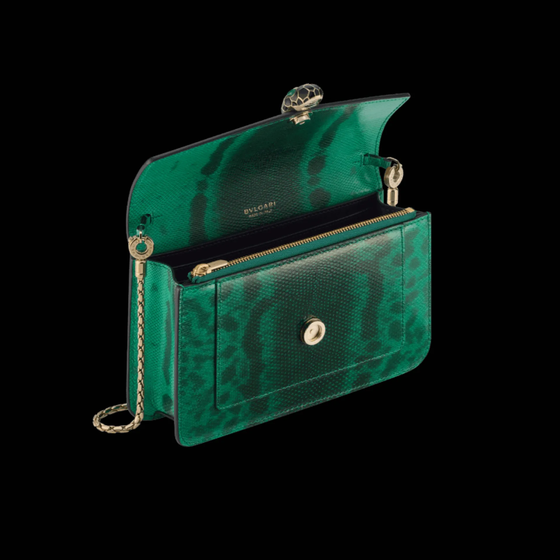 BVLGARI Serpenti Forever Chain Wallet New