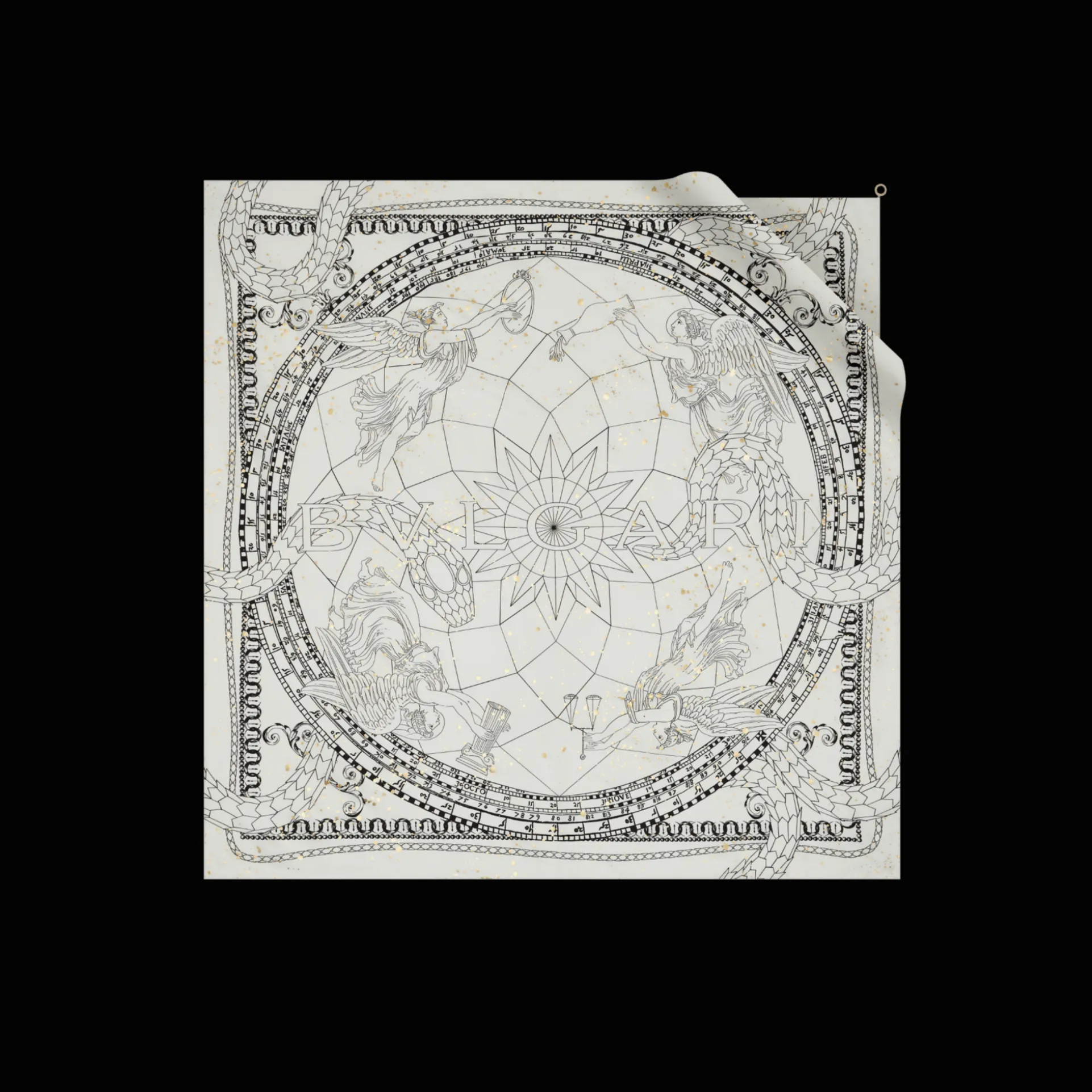 BVLGARI Serpenti Scarf Sale